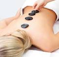 Hot stone body massage