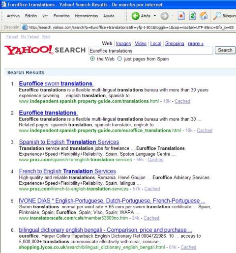 Number 1 with Yahoo.com