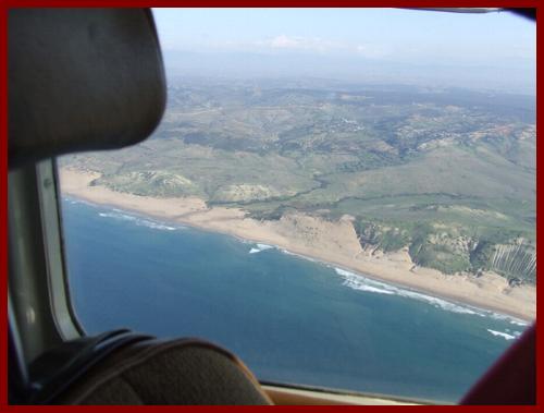 Tanger from the plane