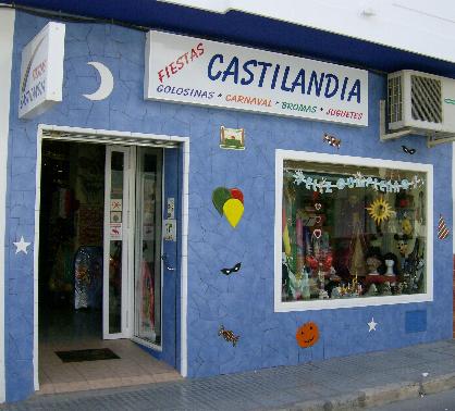 Castilandia - tu tienda de disfraces, castillos hinchables, golosinas, carnaval, juguetes, fuegos artificiales, petardos y bengalas